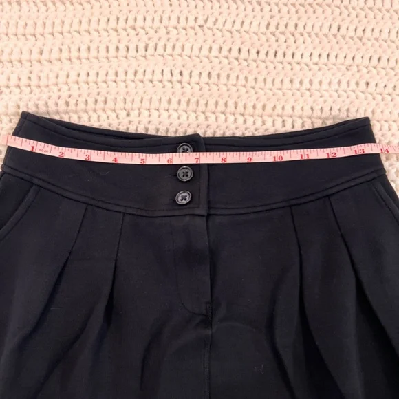 Banana Republic Skirt Black A line Pleated - Picture 6 of 7